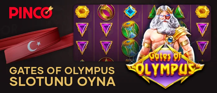 Türk kumarhanesi Pinco'da Gates of Olympus slotu