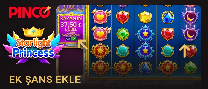 Pinco Casino'daki Starlight Princess slotunda bonusa ek şans ekleyin