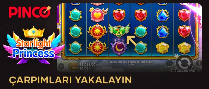 Starlight Princess Pinco turunda çarpanlar kazanın