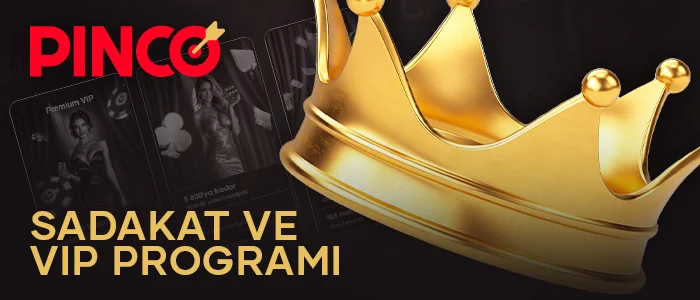 Pinco Türkiye için sadakat programı - oyuncular için avantajlar