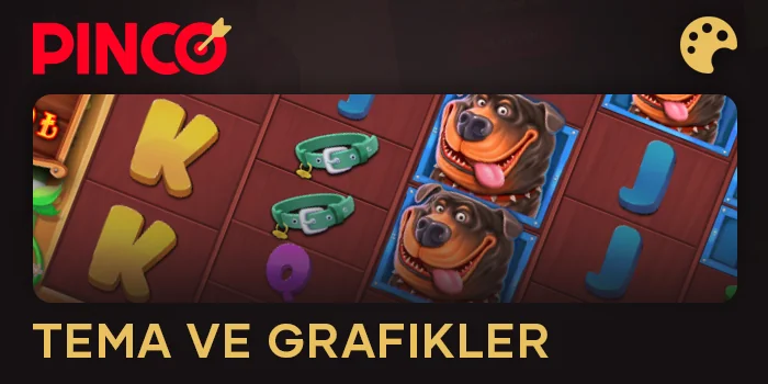 Pinco Casino'da The Dog House Megaways slotunun tasarımı