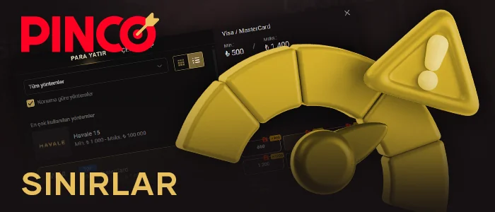 Pinco online casino ödeme limitleri
