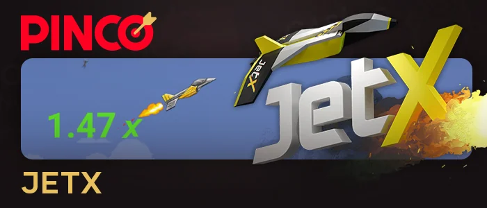 Pinco online casinoda JetX anlık oyununu oynayın